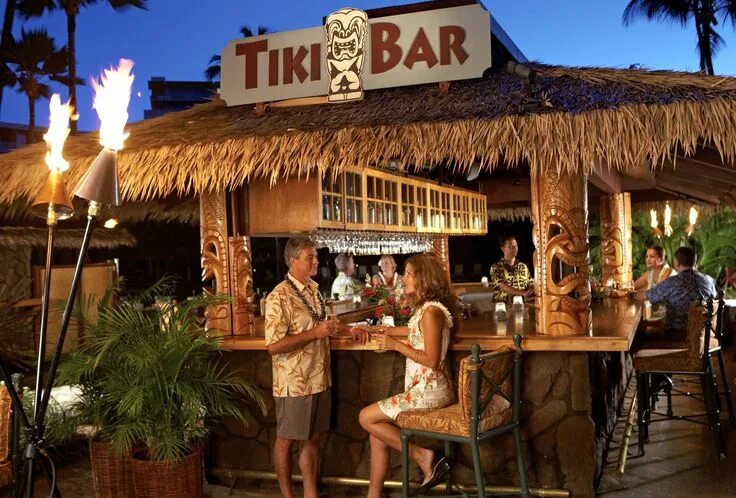 Пляжный бар фото Kaanapali Maui Hotels Ka'anapali Beach Hotel Lahaina Maui Hotels Kaanapali beach