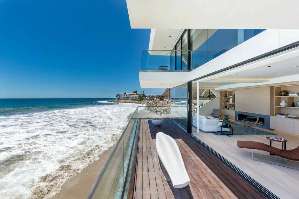 Пляжный домик мечты на pinterest фото 006-wave-house-mark-dziewulski Contemporary beach house, Architecture house, Dre