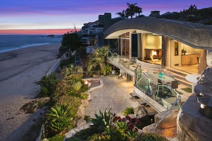 Пляжный домик мечты на pinterest фото the rock house in laguna beach Laguna beach house, Beachfront house, Florida bea