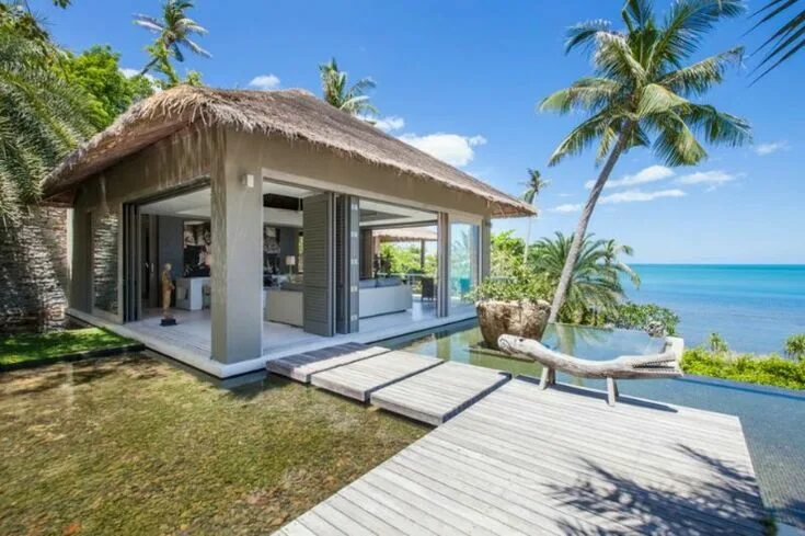 Пляжный домик мечты на pinterest фото Vacances exotiques dans une villa de rêve thaï Holiday rental, Beach bedroom, Dr