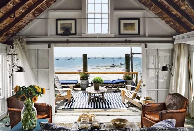 Пляжный домик мечты на pinterest фото у моря Beach house interior, Dream beach houses, Beach cabin