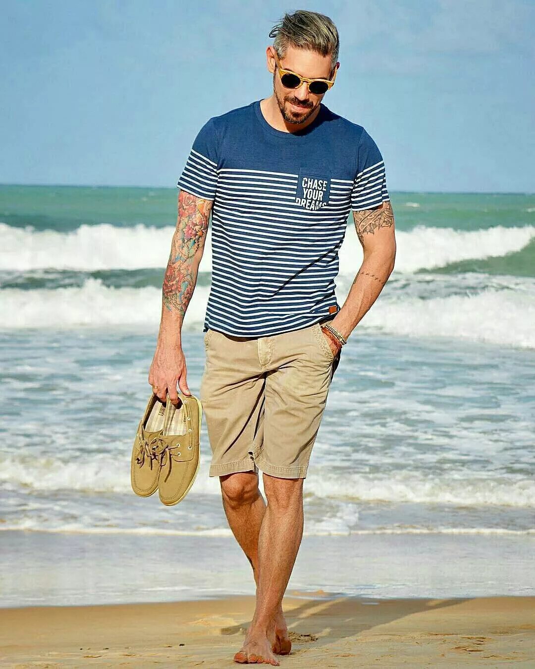 Пляжный стиль 2024 мужской Pin by Betzany Carmona on Outfit playero Mens summer outfits, Mens outfits, Summ