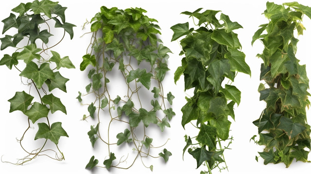 Плющи виды фото An Ivy Plant On A White Background, 3d Illustration Of Ivy Plant Isolated On Whi