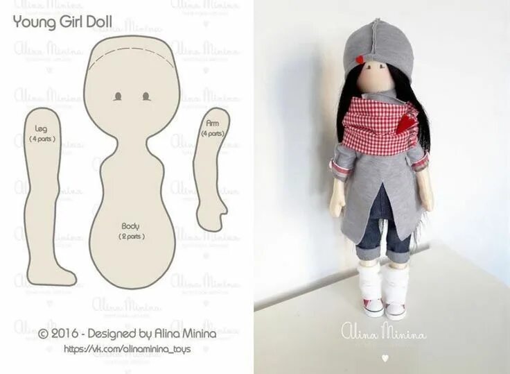 Плюшевая кукла выкройка Выкройки текстильных кукол разных мастеров all Dolls Bonecas de pano, Padrões de