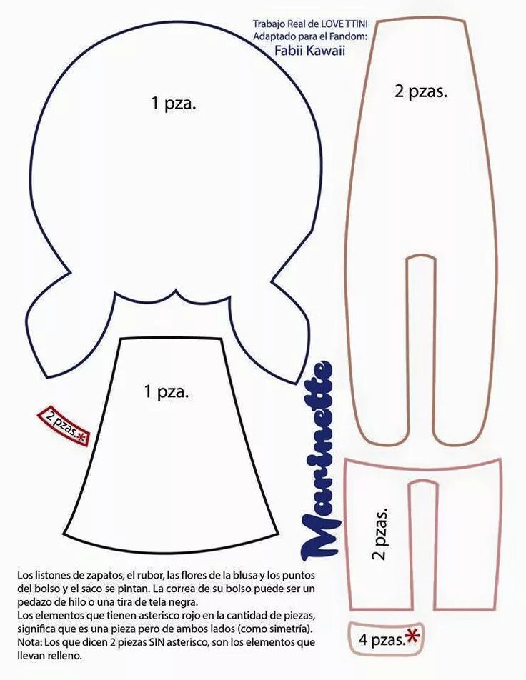 Плюшевая кукла выкройка Pin by redactedsqtxmeq on costura Ladybug felt, Miraculous ladybug party, Ladybu
