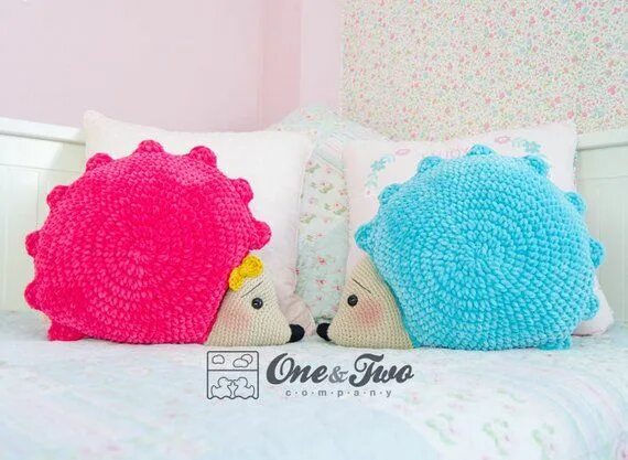 Плюшевая подушка крючком схема Pixie the Hedgehog Pillow PDF Crochet Pattern Instant Download Animal Cushion Cr