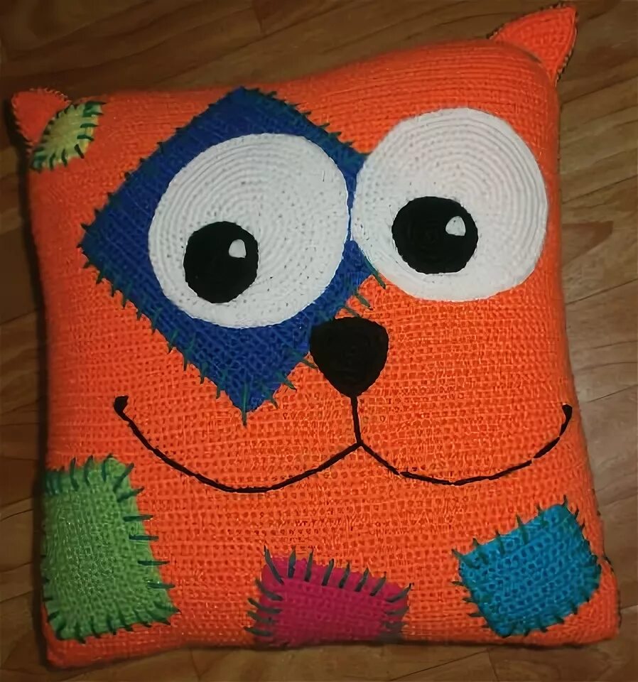 Плюшевая подушка крючком схема Наволочка для подушки крючком Crochet pillow patterns free, Crochet cushion patt