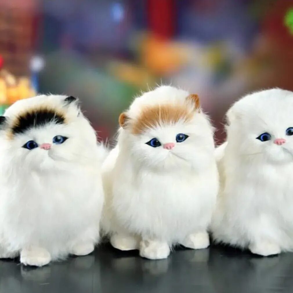 Плюшевые котики фото 5 Colors Electronic Pets Cats Dolls Simulation Animal Toy Cat Meowth Children Cu