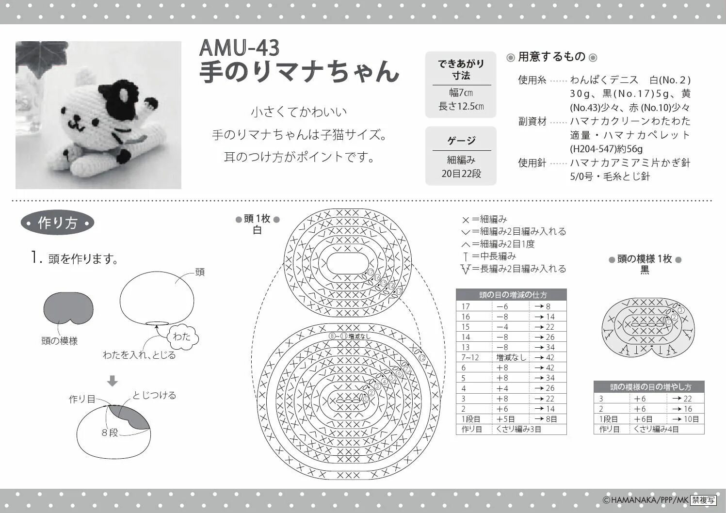 Плюшевый кот крючком схемы Amu 43 Crochet amigurumi, Crochet, Amigurumi