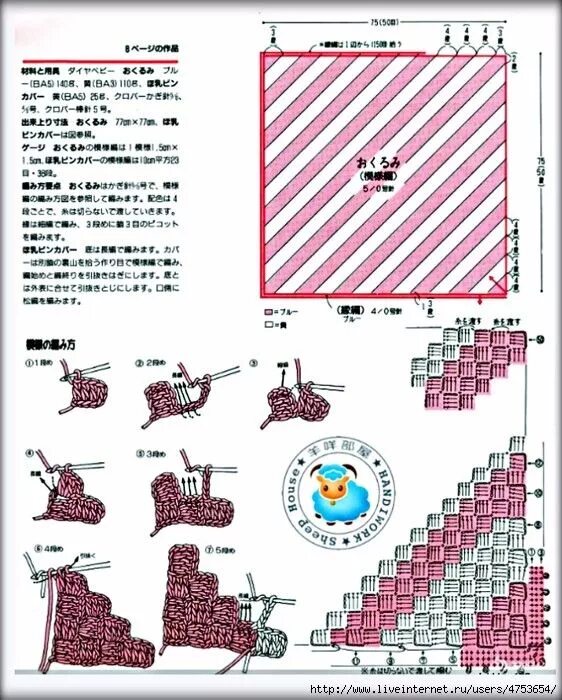 Плюшевый плед крючком схема Пин на доске haaksteken, crochet stitches and patterns