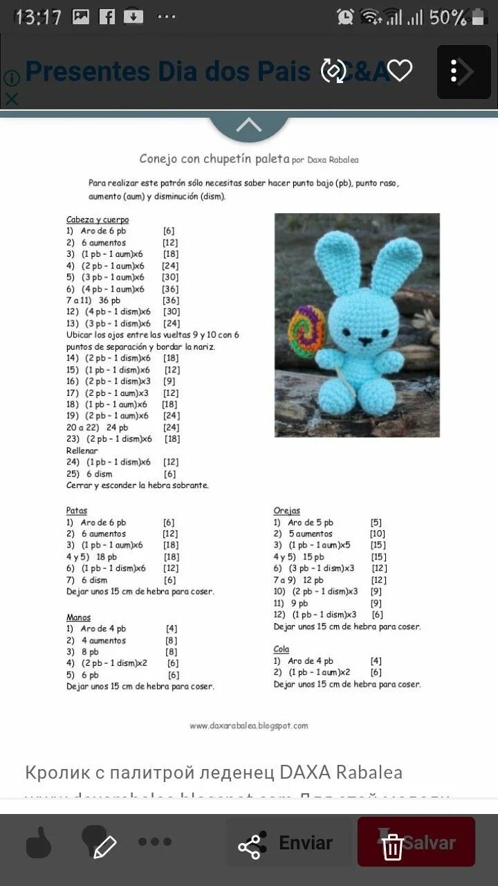 Плюшевый заяц крючком схема и описание Pin de mariela em Patrones amigurumi em 2022 Amigurumi de animais de crochê, Bic