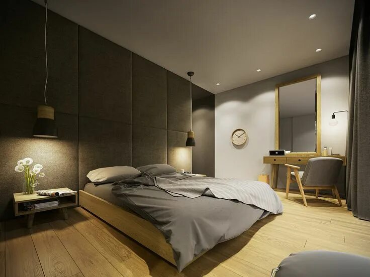 Плюсы интерьера спальни Grey Matters Best home interior design, Grey bedroom design, Contemporary living