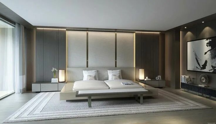 Плюсы интерьера спальни 21 Cool Bedrooms for Clean and Simple Design Inspiration Bedroom design, Luxurio