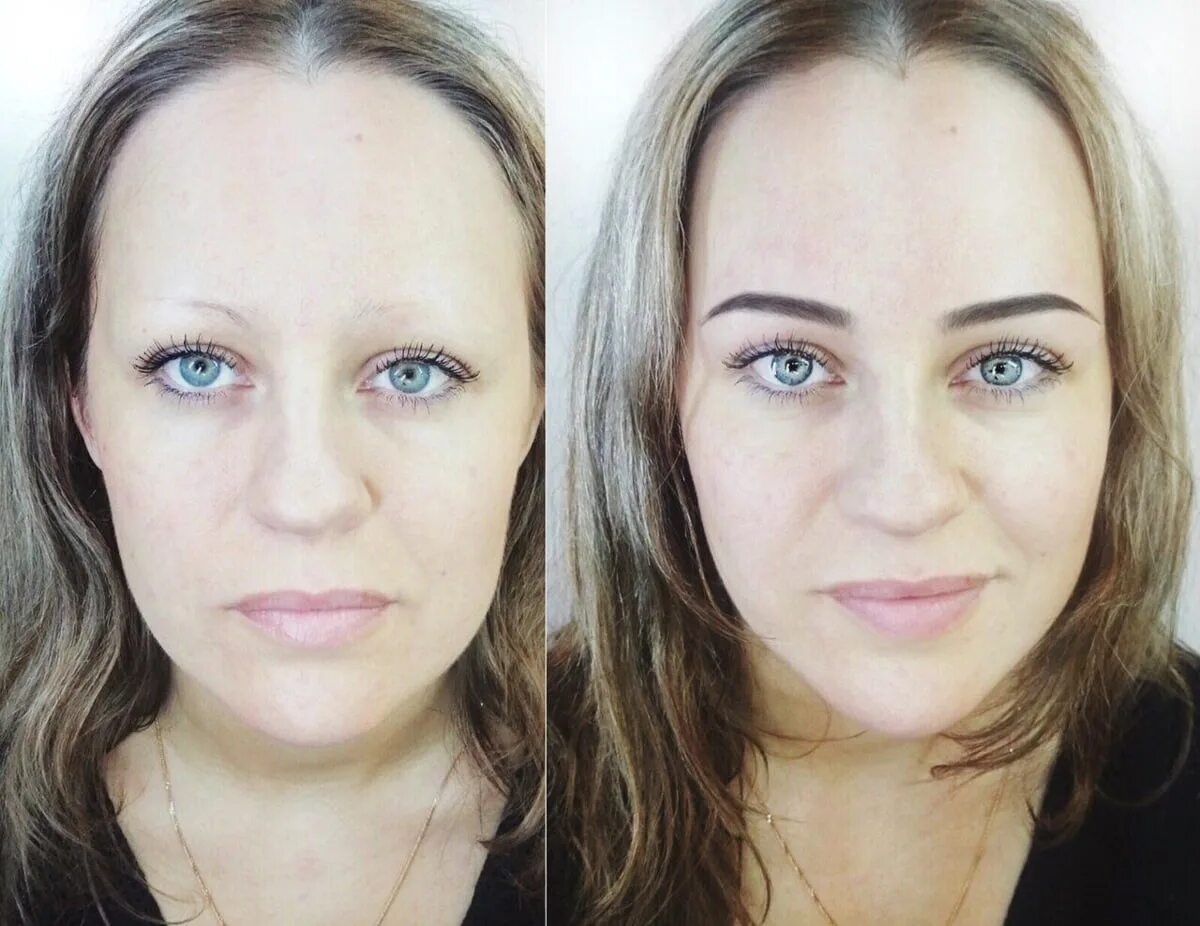 Плюсы перманентного макияжа бровей Want to please yourself ?! Sign up for a permanent tattoo : -permanent eyebrows 
