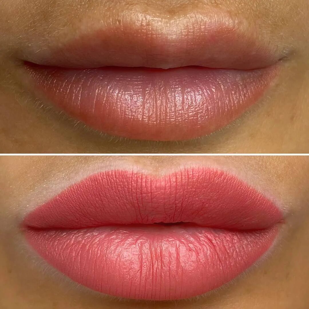 Пм губ крем карамель фото Татуаж губ Viktoria Beauty Club