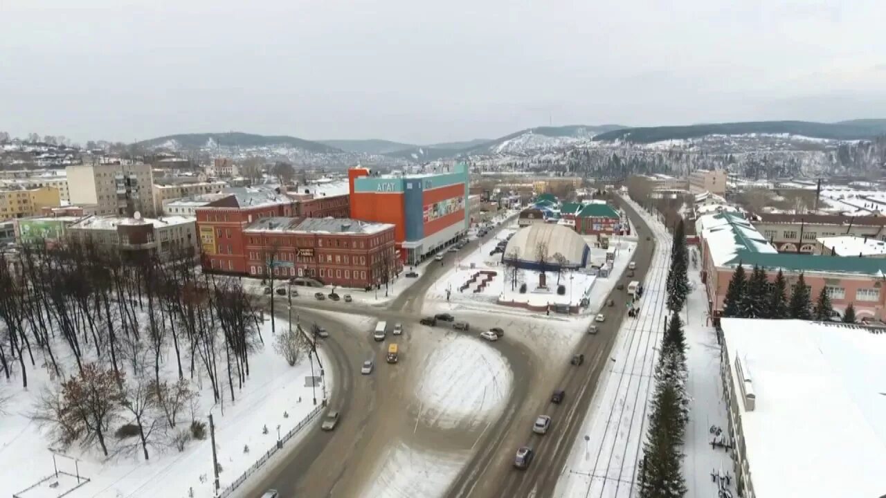Пмц златоуст городской округ калуга фото Златоуст с высоты Площадь III Интернационала, Администрация - YouTube