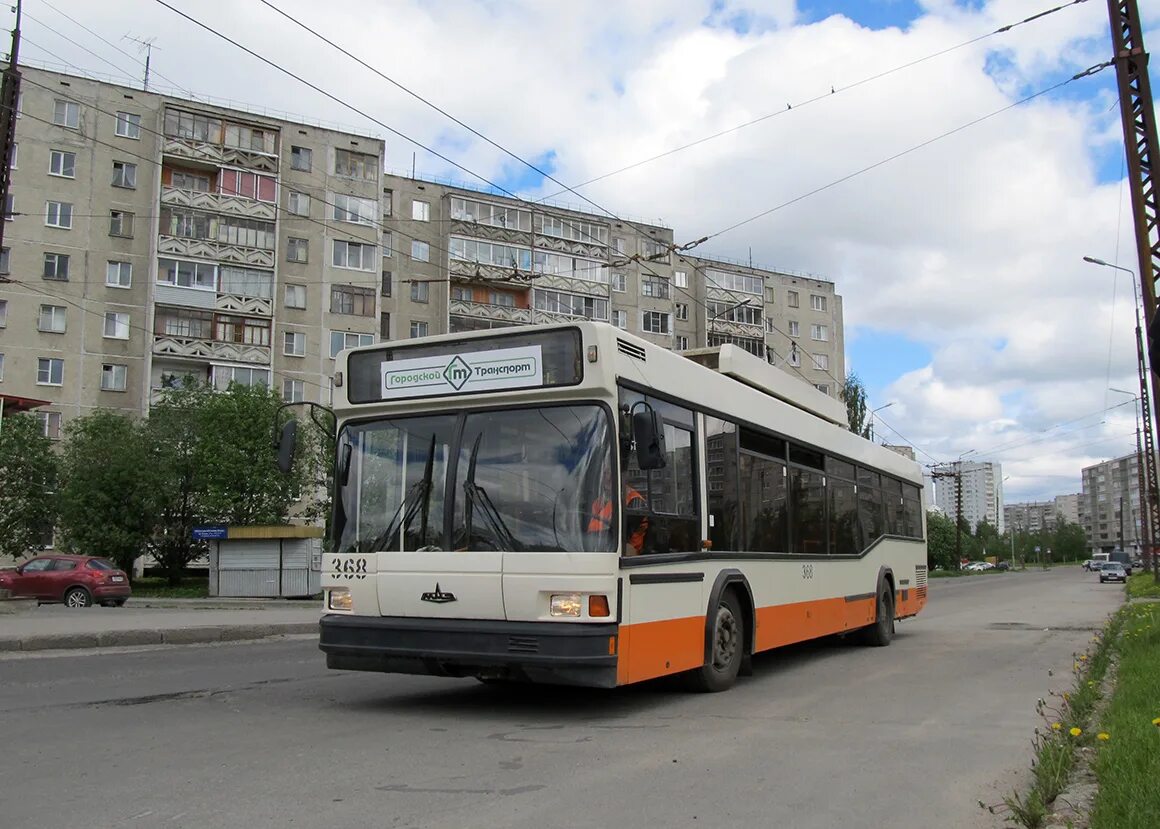 Пмуп городской транспорт московская ул 14 фото Petrozavodsk, PT-6231 368; Petrozavodsk - Booked trip on trolleybus PT-6231 № 36