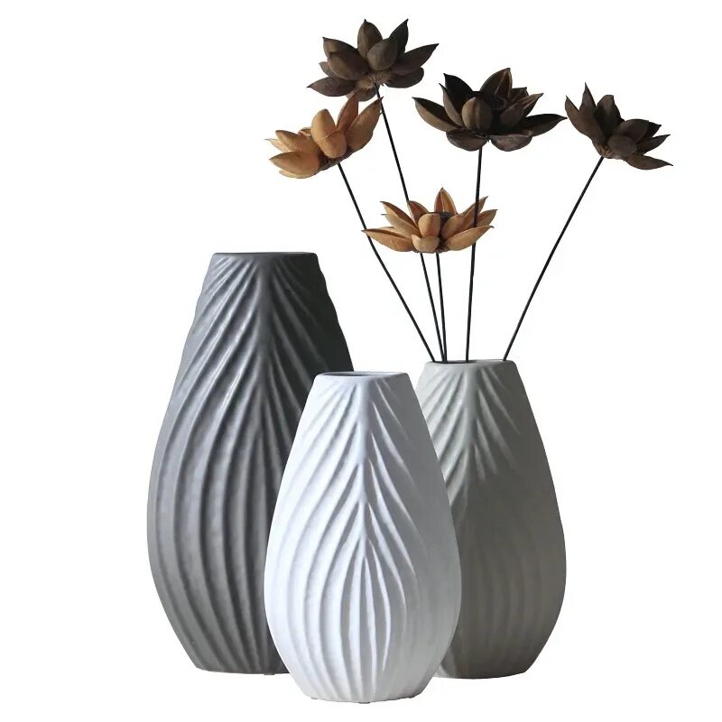 Пнг декор для дома Modern abstract ceramic dried flower vase home decorations living room Floor mou