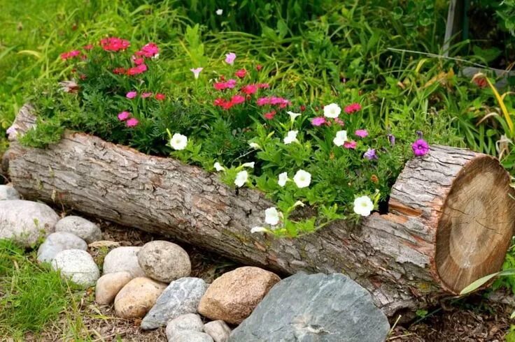 Пни на даче фото 61+ Creative Container Garden Ideas To Follow For Success Blumen im blumentopf, 