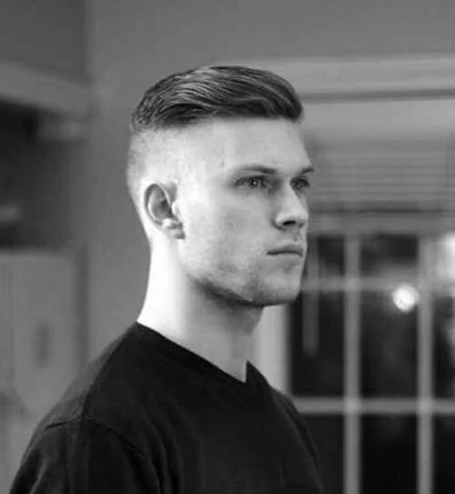 По бокам коротко сверху длинно мужская прическа Awesome Bald Undercut Army Hairstyle for Men Check more at http://mensfadehaircu