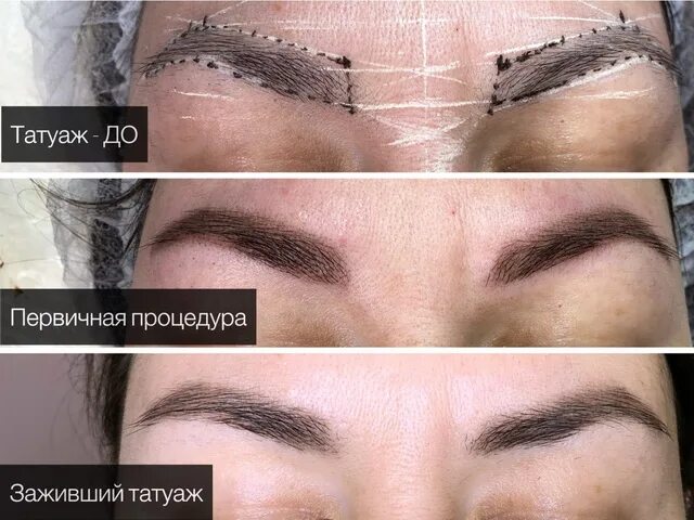 По дням после татуажа бровей Перманентный макияж бровей в технике пудровое напыление: плюсы, минусы и уход