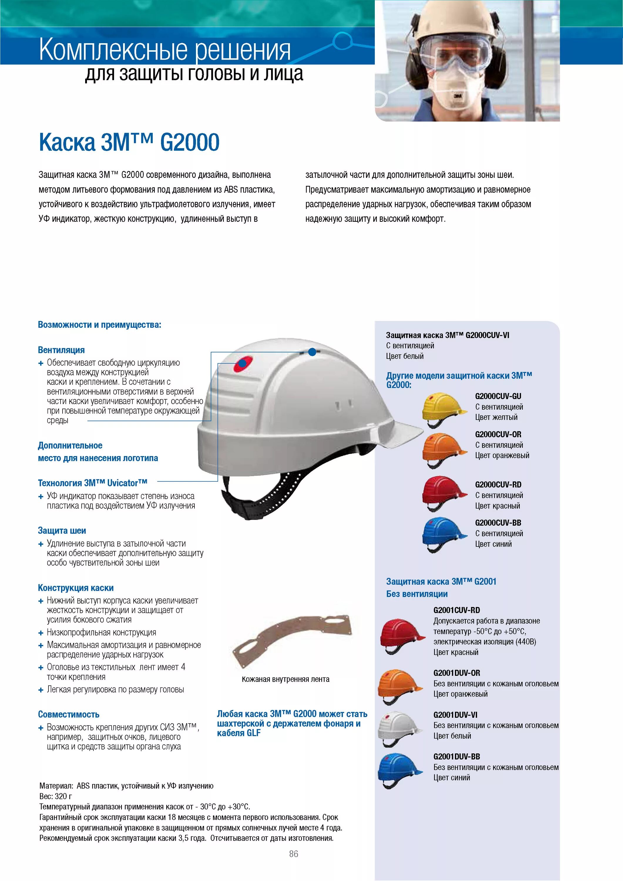 По фото определите дату изготовления корпуса каски Каска защитная (строительная) 3M ™ Peltor ™ G2000CUV-VI без храповика Цвет: белы