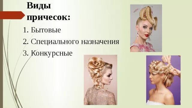По каким признакам классифицируются прически на виды Открытое занятие на тему: "Виды причесок и особенности их композиционных решений