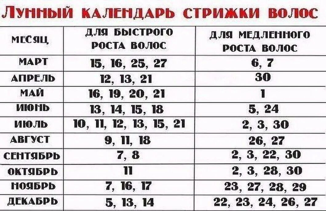По лунному календарю когда можно стрижки Стрижка завтра по лунному