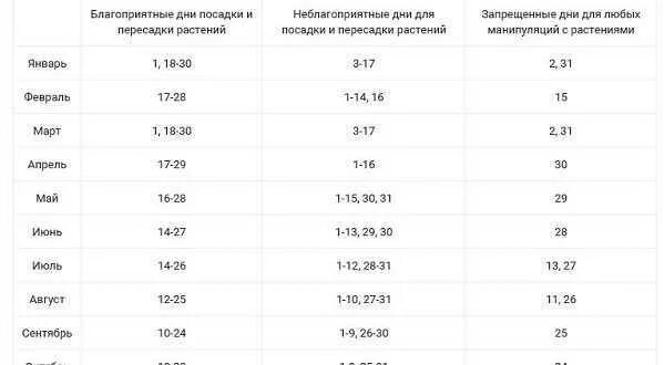 По лунному календарю можно пересаживать цветы Картинки КАЛЕНДАРЬ ПЕРЕСАДКИ РАСТЕНИЙ