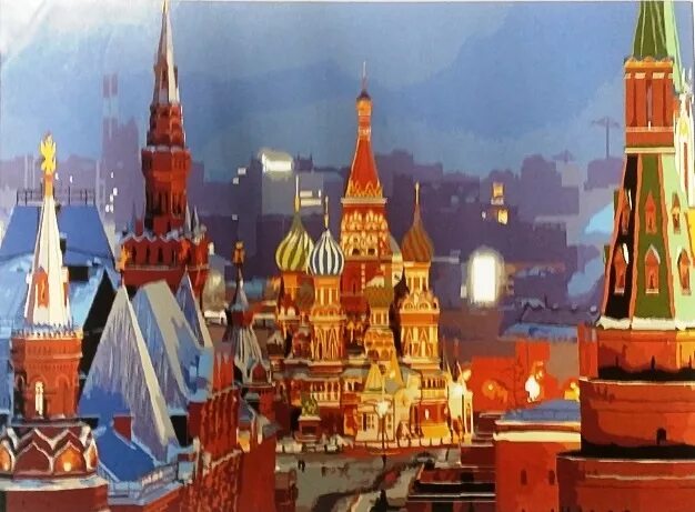 По номерам по фото москва Картина по номерам *Кремль*, 40х50 см - GX8022 детские игрушки с доставкой от ин