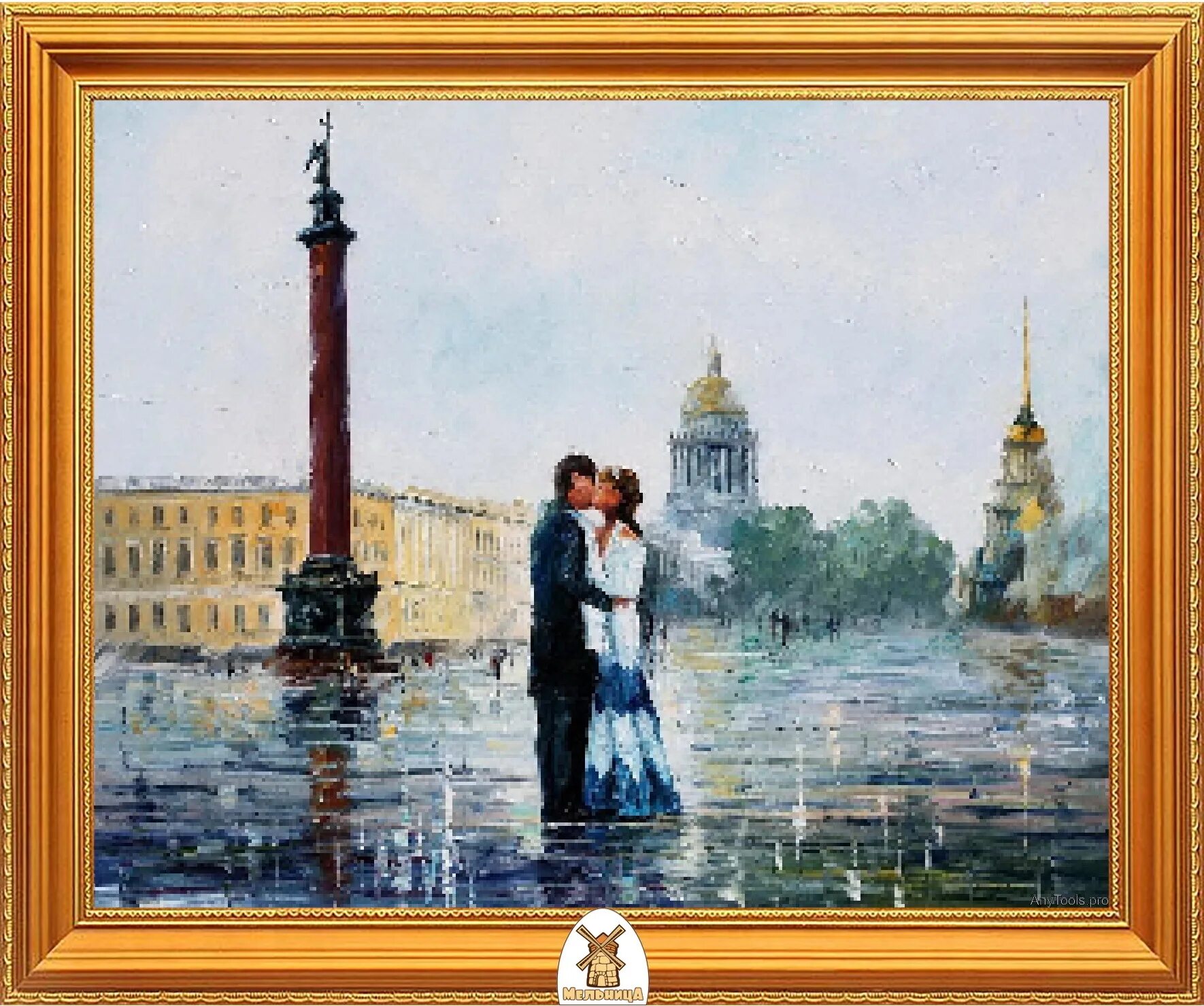 По номерам по фото спб Алмазная мозаика 40*50 см. Полная выкладка. Картина из страз. Алмазная вышивка. 