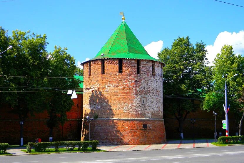 По порядку башни кремля фото нижегородского Пороховая башня Нижегородского кремля: описание, фото