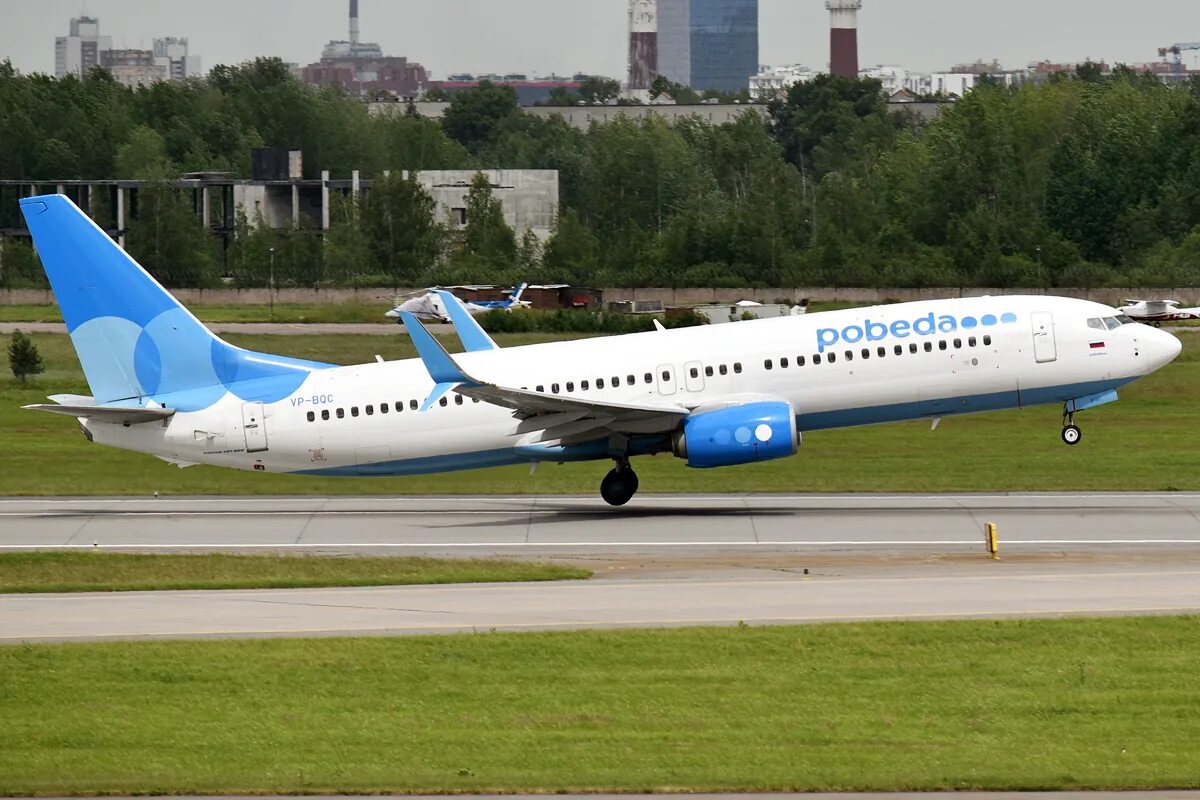 Победа 737 800 фото Fichier:Pobeda VP-BQC, Boeing 737-8MC (49568963432).jpg - Wikipédia