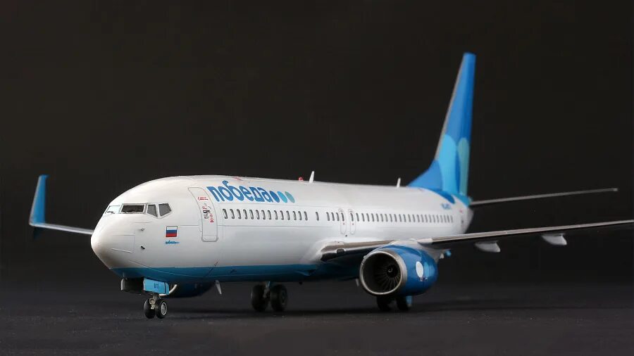 Победа 737 800 фото Модель гражданского самолёта Boeing 737-800 - Cтудия D63