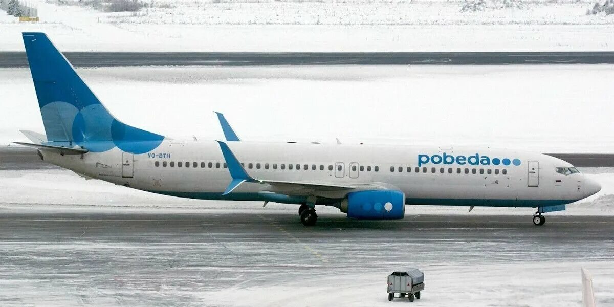 Победа 737 800 фото Модель самолета Boeing 737-800 Авиакомпания Победа (с законцовками Scimitar) 1:4
