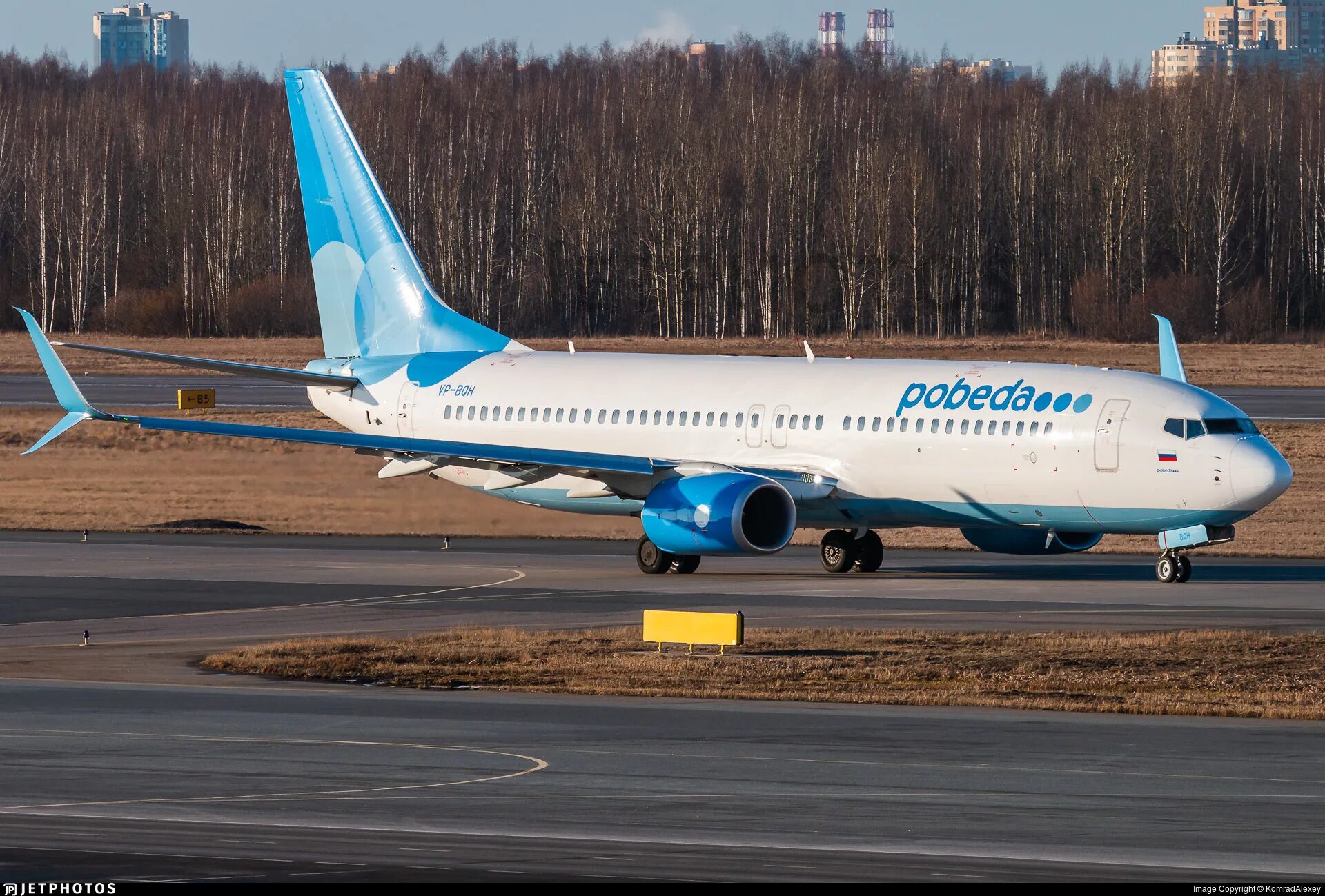 Победа эконом фото VP-BQH Boeing 737-8MC Pobeda KomradAlexey JetPhotos
