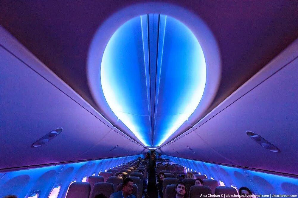 Победа фото внутри Подсветка на самолетах Boeing 737-800 NG авиакомпании "Победа"! 2015 Авиакомпани