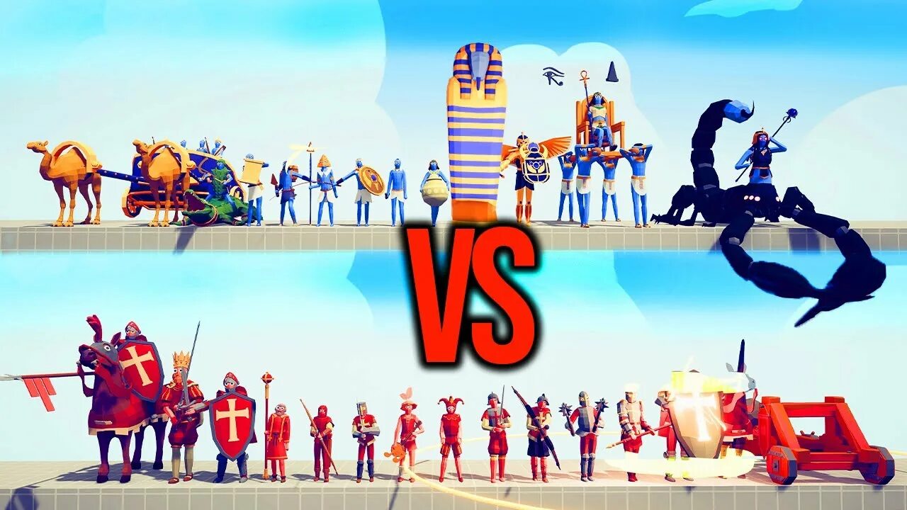 Победа мир фото EGYPT TEAM vs MEDIEVAL TEAM Part 2 #72 TABS - Totally Accurate Battle Simulator 