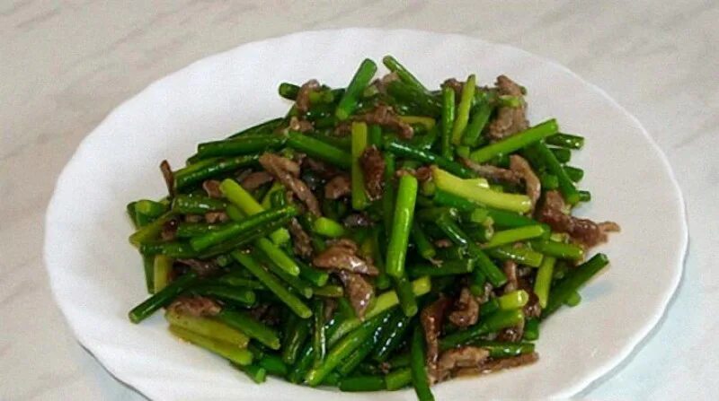 Побеги чеснока рецепт с фото Кафе У Яши - FOOD Service