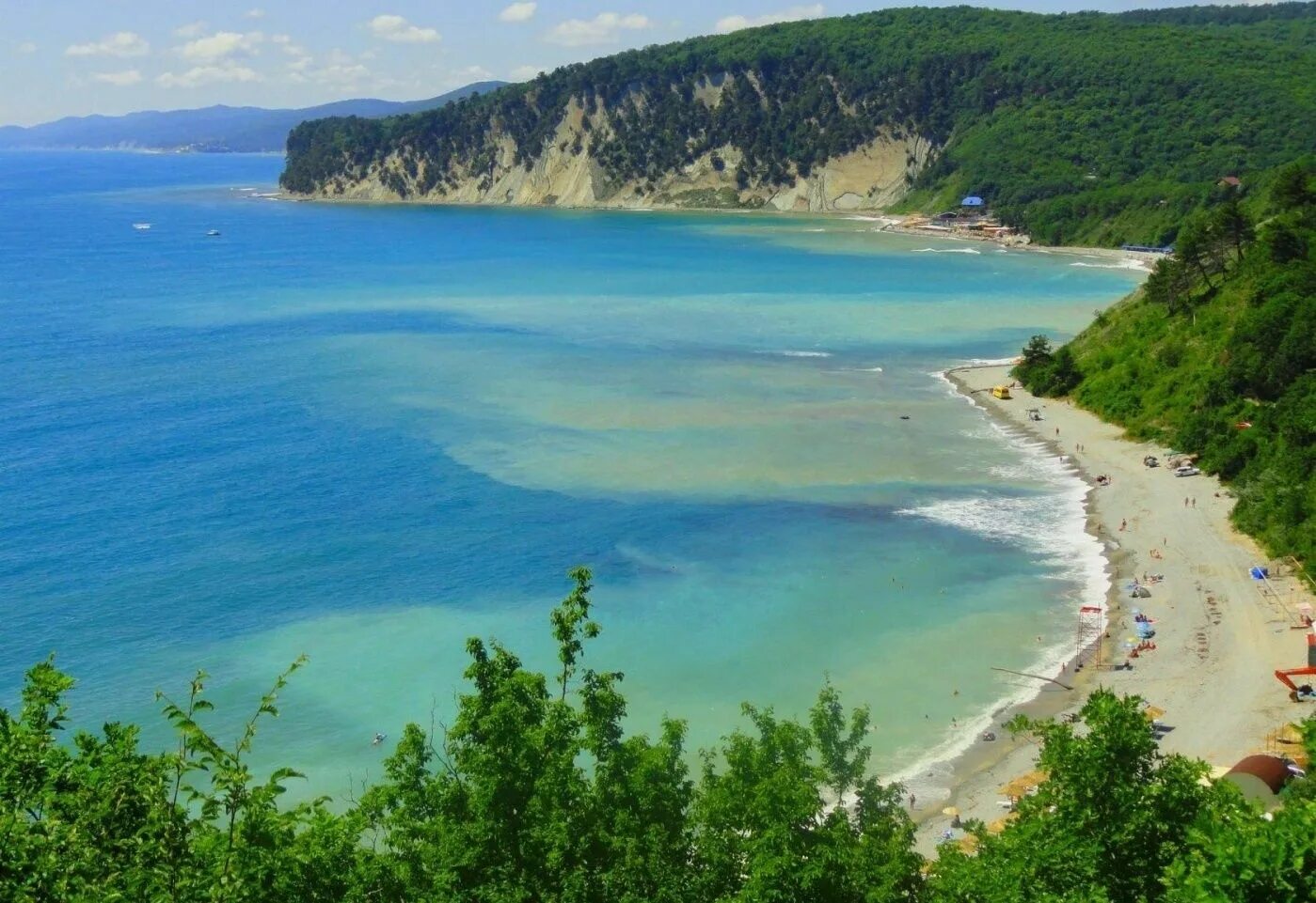 Побережье черного моря краснодарский край фото Непривитые туристы смогут продолжить отдых в Краснодарском крае