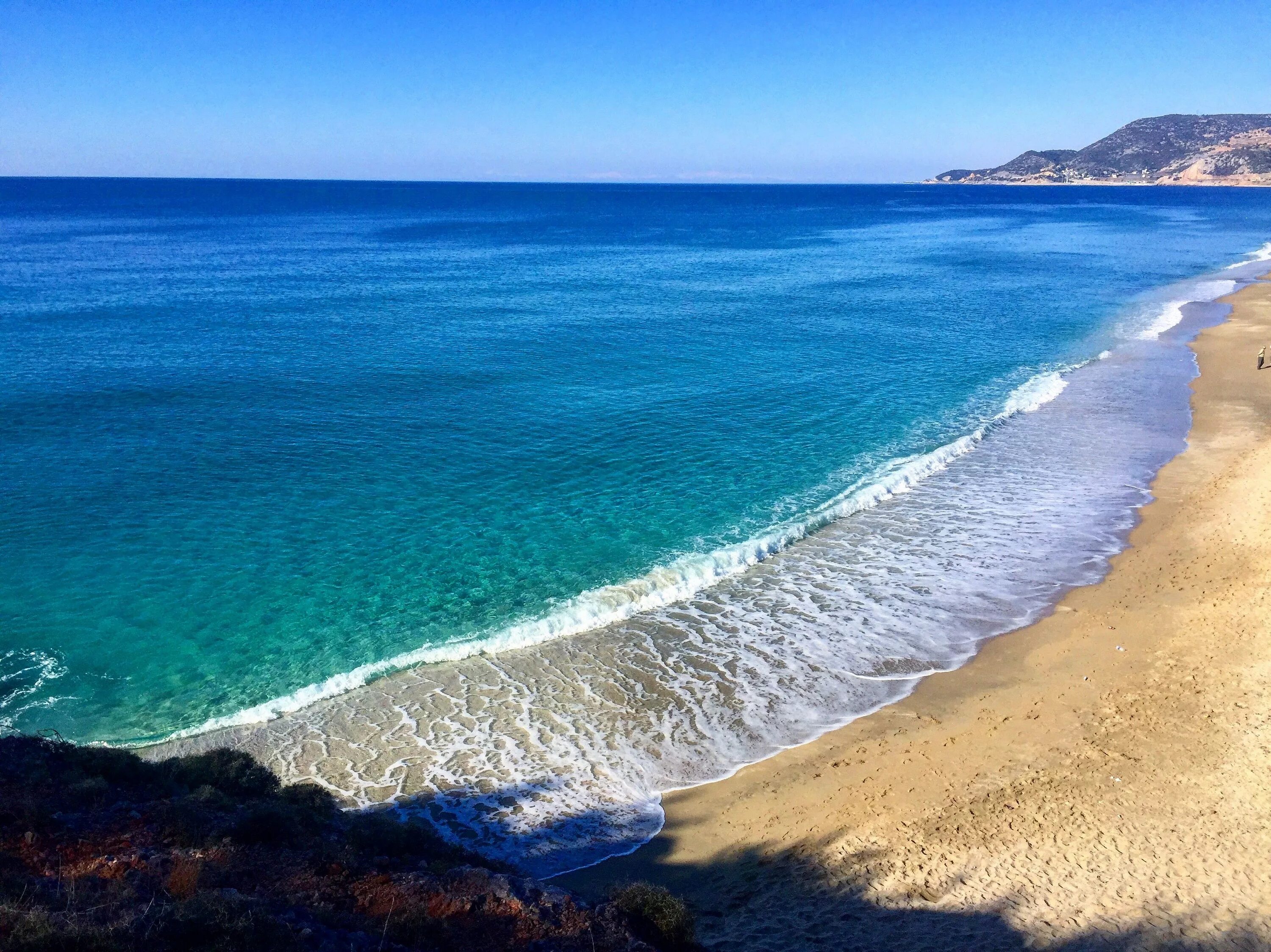 Побережье средиземного моря фото Kleopatra beach Alanya Viagens