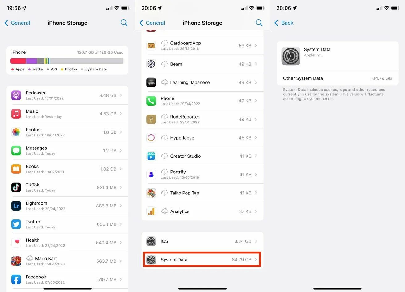 Почему фото на айфоне занимают много памяти How to fix System Data filling your iPhone's storage in 2022 Iphone storage, Dat