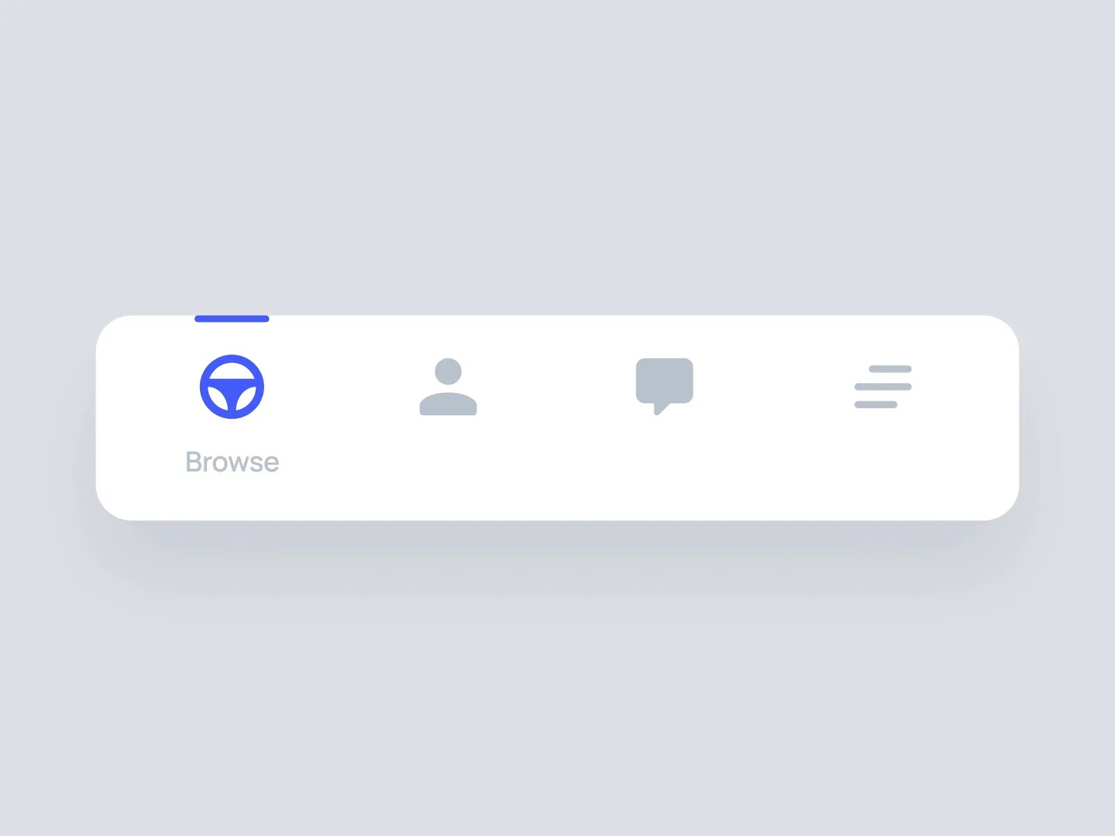 Почему фото серое Tab Bar Interaction - Freebie by Mateusz Nieckarz Web design inspiration portfol