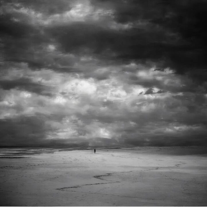 Почему фото серое Solitary Figures Wander Through Dreamlike Landscapes Landscape, Dreamlike, Poeti