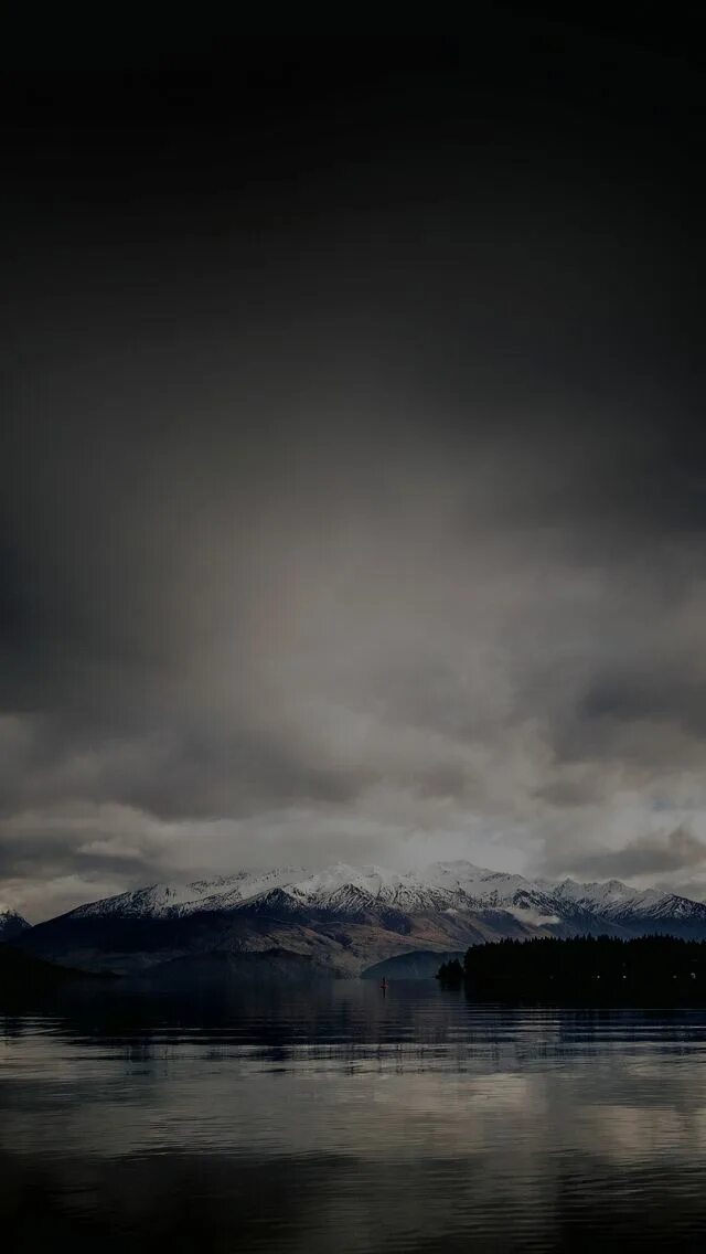 Почему фото темное на телефоне Download Dark Clouds Over Mountain Wallpaper - GetWalls.io Dark landscape, Scene