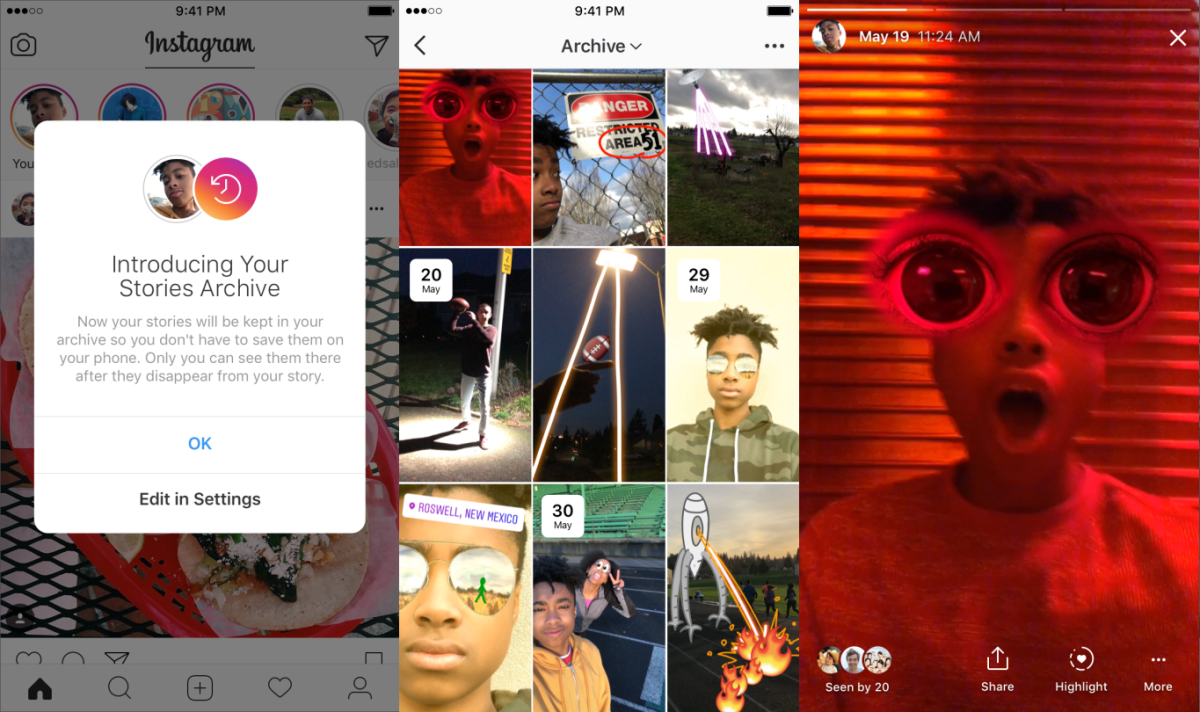 Почему фото в историю инстаграм Instagram can now automatically archive your Stories