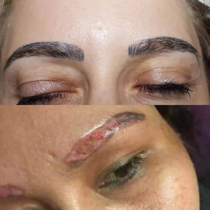 Почему исчез перманентный макияж бровей How to shape perfect brows - permanent brows - microblading & powder ombre Perfe