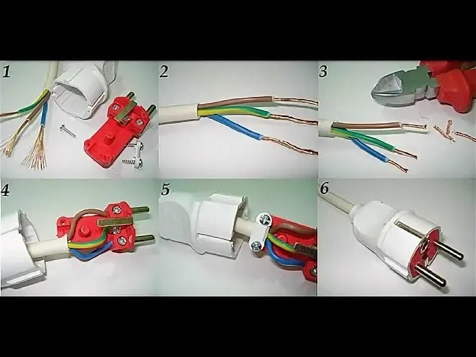 Почему искрит в розетке при подключении вилки Как подключить вилку к проводу - YouTube