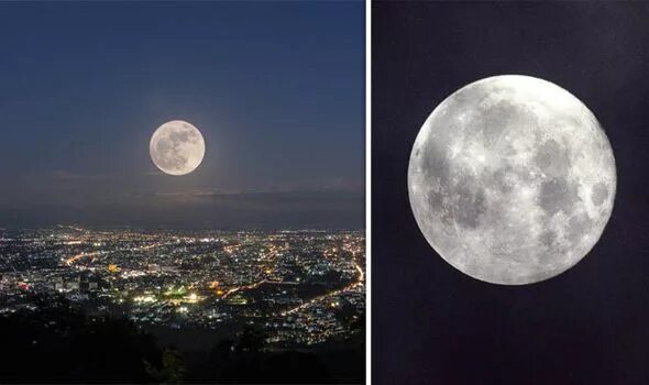 Почему луна на фото маленькая October is a special month, bringing a full moon that is quite impactful. You al