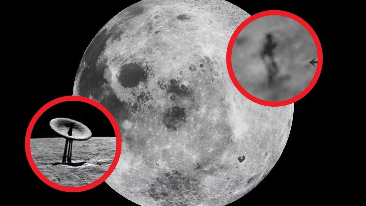 Почему луна на фото маленькая 5 Evidence Of Aliens On The Dark Side Of The Moon - YouTube